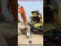 Loading & Pouring Bridge Girder's Concrete With Excavator Machine Operatings😊#viral #shorts #like
