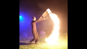 #shorts Big Fire Clouds with Double Torch!