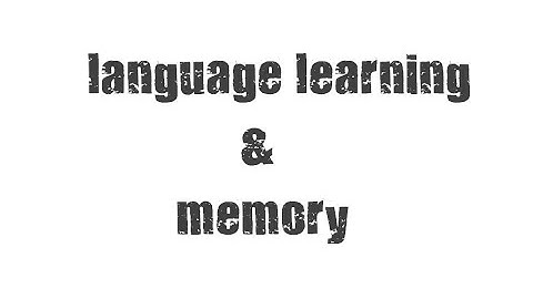 TEFL teaching - Language  learning & memory