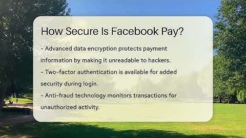 How Secure Is Facebook Pay? - Everyday-Networking