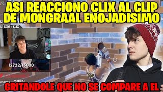 CLIX REACCIONA EL CLIP DONDE MONGRAAL LE GRITA MUY ENOJADO Y LO DEJA CALLADO