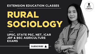 Rural Sociology | ग्रामीण समाजशास्त्र | Agriculture & GK