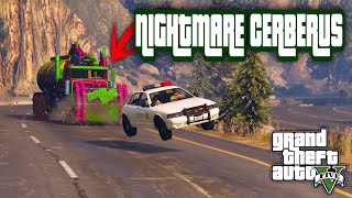 GTA 5 - CRAZY NIGHTMARE CERBERUS CRASHES | POLICE GETAWAY