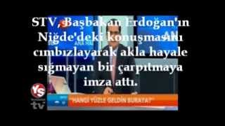 Stv, Başbakan Erdoğanın Konuşmasını Cımbızla Tuhaf Bir Montaja Imza Attı.