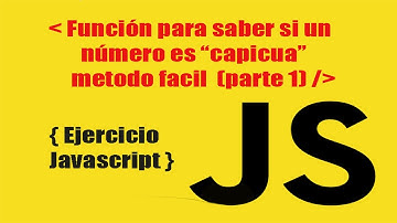 Ejercicio de Javascript - Como determinar si un numero es "Capicua"