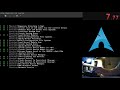 Arch Linux speedrun - 1:14