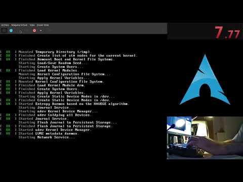 Arch Linux speedrun - 1:14 (boot%)