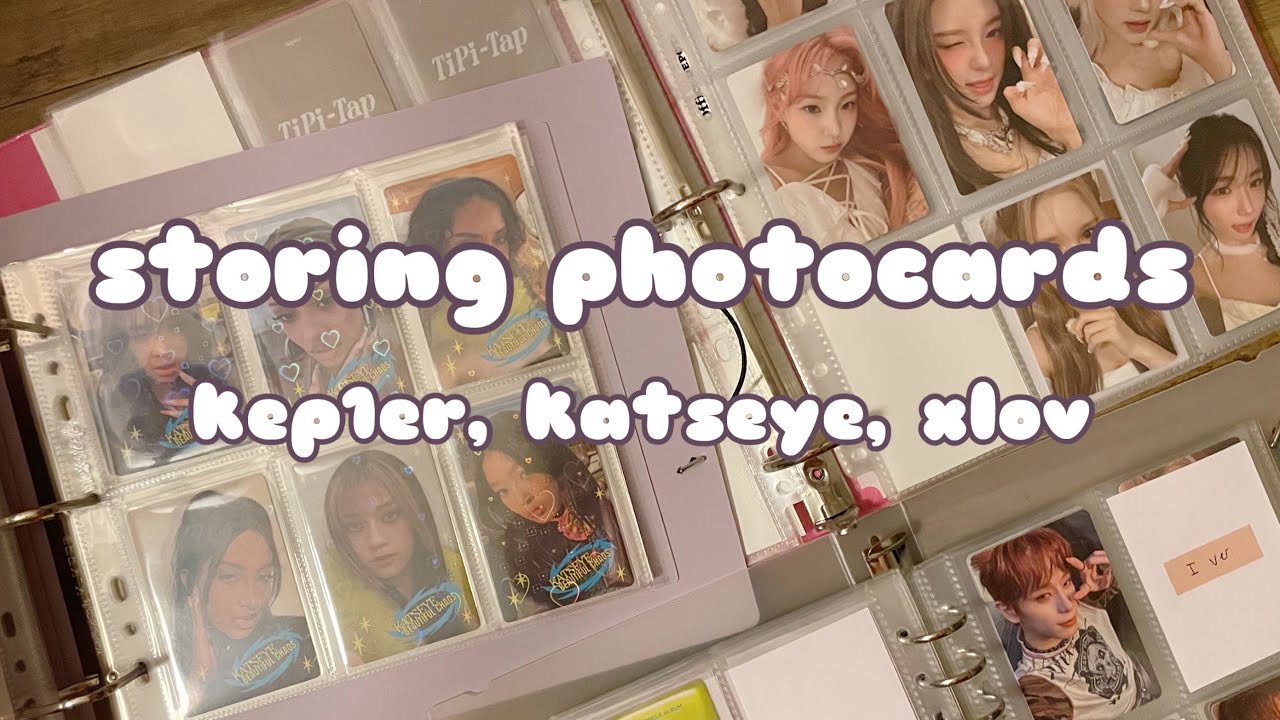 storing photocards #2 || katseye beautiful chaos, kep1er ot9, xlov