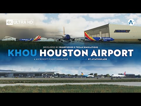FSimStudios x Texan Simulations - Houston Airport | Microsoft Flight Simulator [Official Trailer]
