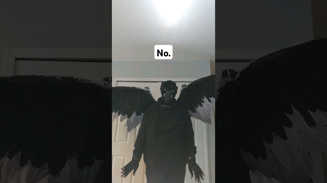 Finished my raven costume! 