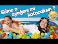 Havuzdan Ne Çıkarsa SÜRPRİZ SLİME - Top havuzundan neler çıktı , çok komik bir video oldu 😂