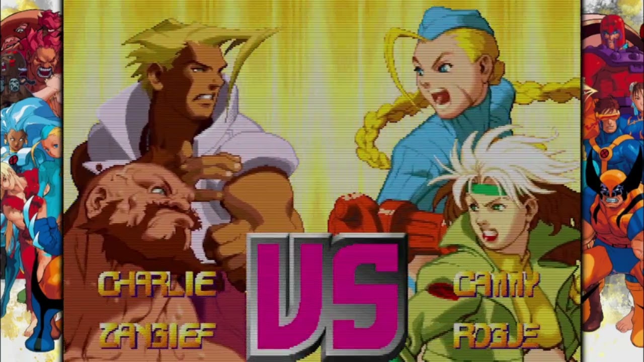 X-Men vs Street Fighter Charlie Zangief
