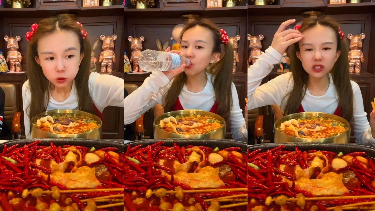 ASMR SPICY MALA SEAFOOD | Crunchy & Spicy Eating Sounds🦐