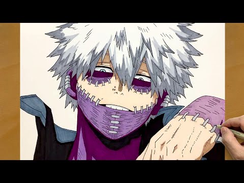 How To Draw Dabi From My Hero Academia Step By Step Dabi My Hero Academia Dabi Drawing