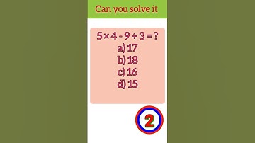 Math quiz | #shorts #maths #quiz #puzzle