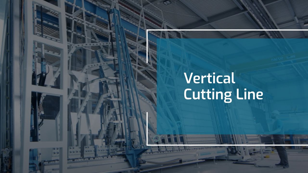 Vertical cutting line for laminated glass: Art. VC