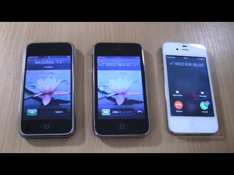 iPhone 2G vs 3G vs 4 Incoming Calls