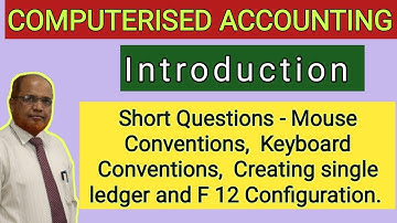 Computerised Accounting I Introduction I Short Questions 2 I Khans Commerce Tutorial I