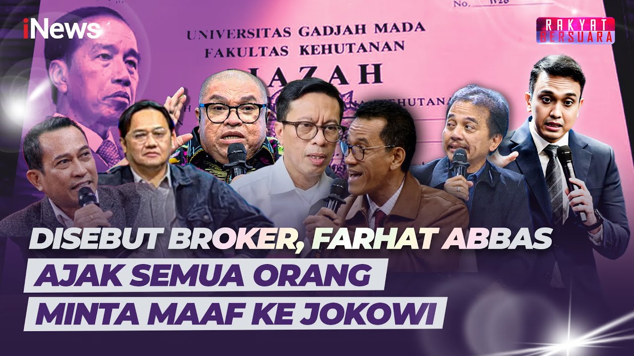 Farhat Abbas Ajak Semua orang Minta Maaf ke Jokowi daripada Masuk Penjara | Rakyat Bersuara 3/2