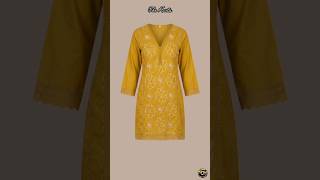 Mustard Kurti &amp; Denim Fusion Look 💛 | Ethnic Meets Casual Style ✨#trending#viral#fashion #viralvideo