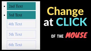 Celebrity Add Class on Mouse Click - JS/Javascript Wealth