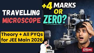 Secure 4 Marks! 🔥 in JEE Main | Travelling Microscope Experiment | Theory &amp; Repeated PYQs | Physics
