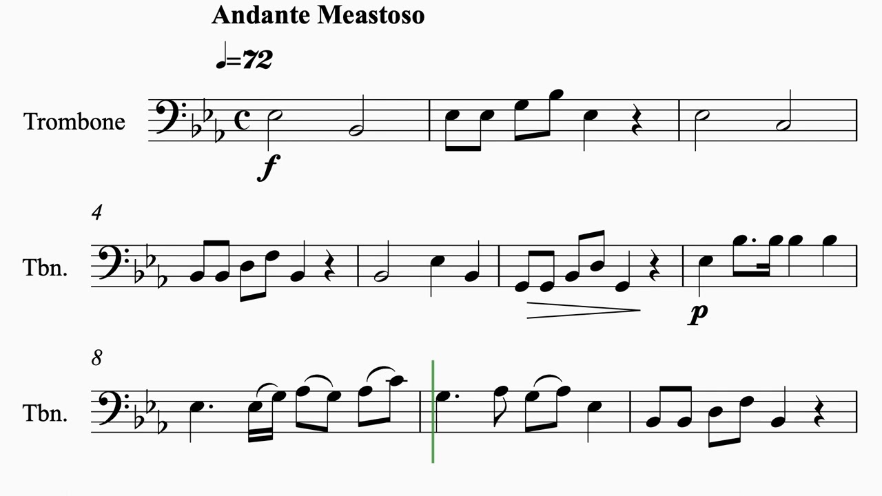 เพลงสรรเสริญพระบารมีปรับปรุง 66 Trombone