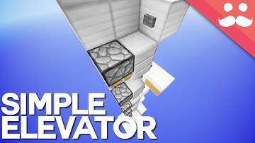The Simplest Multifloor Piston Elevator in Minecraft 1.9