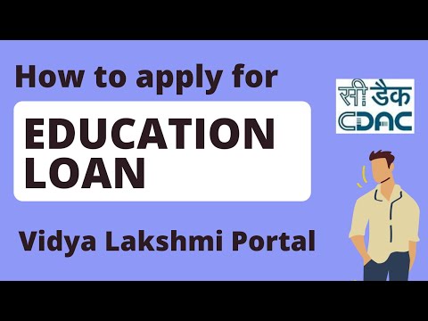 How to apply for Education Loan ?| Vidyalakshmi Portal | Apply now | CDAC