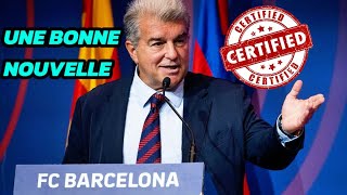 FC Barcelone mercato : Javier Tebas a annoncé une très bonne nouvelle à Joan Laporta 🔵🔴