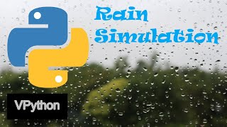 VPython Rain Simulation screenshot 5