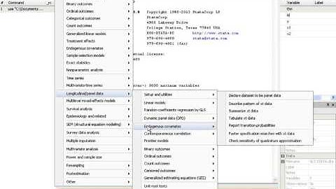 GLS (Generalized least Squares) STATA