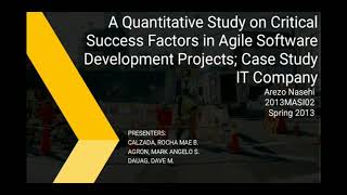 Case Study Using Agile Methodology