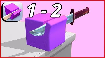 ASMR Slicing - All Levels Gameplay Android, iOS (1-2)