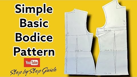 DIY Basic Bodice Pattern | Easy Sewing Tutorial (for Beginners)
