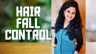 HOW TO CONTROL HAIR FALL at home/ Herbal remedy