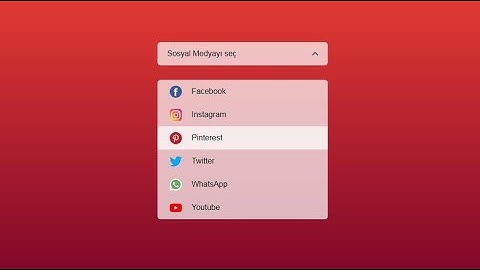 JAVASCRİPT İLE AÇILIR - KAPANIR ÖZELLİKLİ MENÜ YAPIMI