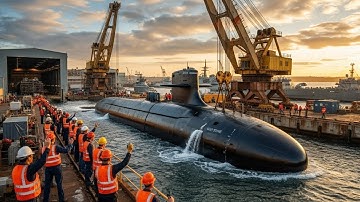 How Nuclear Submarines Are Built: Internal Framework Assembly Full Process