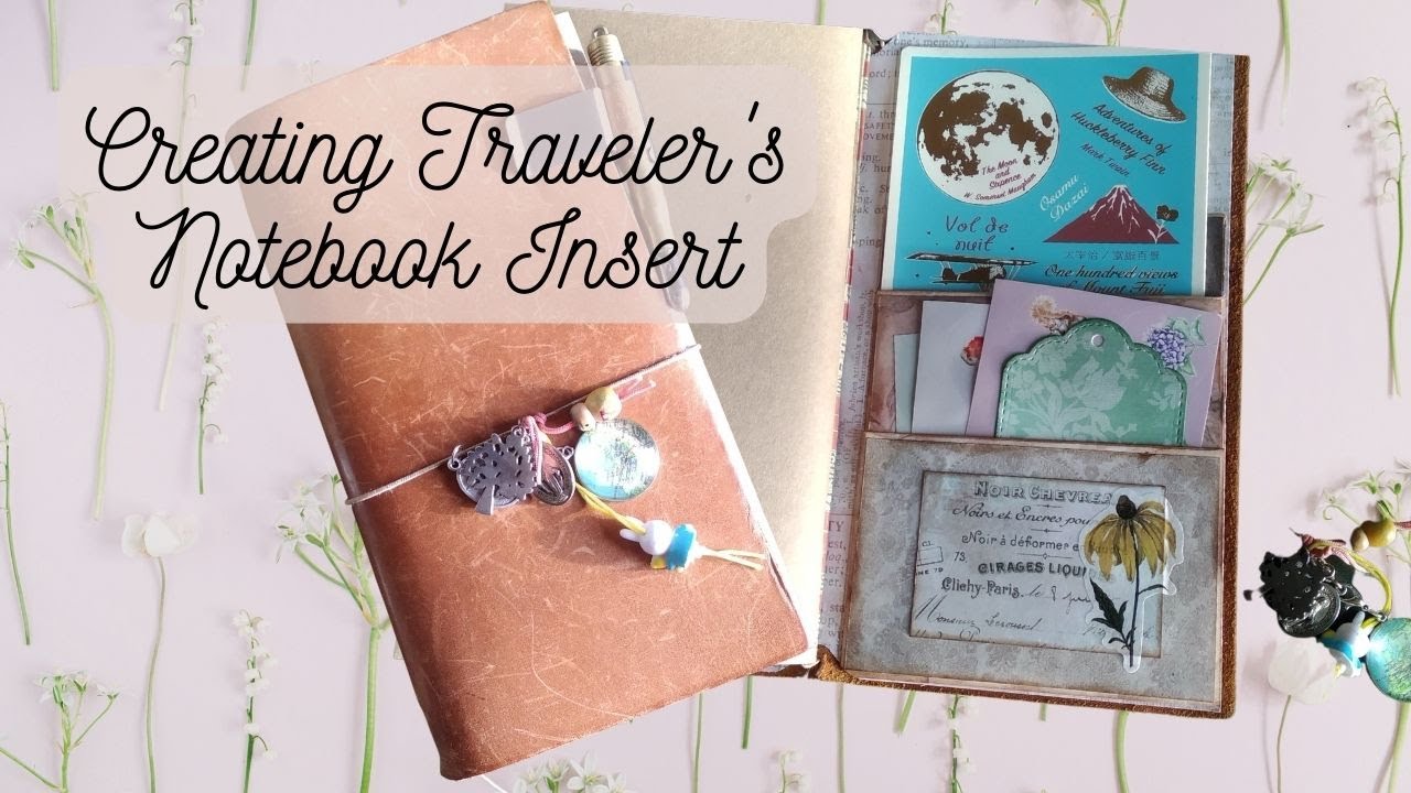 DIY: Create your own Traveler's Notebook Insert - YouTube
