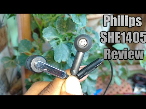 Philips SHE1405 InEar Earphones with mic Unboxing And Review{Hindi} | ADTech