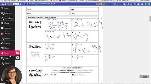 Kami for Math  Student Video