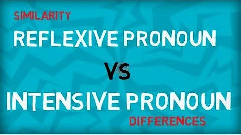 How do you know if something is intensive or reflexive?
