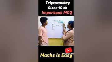 Important Question Trigonometry| Trigonometry MCQ | Trigonometry Class 10 #shorts #fun #class10maths