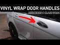 How To Vinyl Wrap Door Handles - Mercedes C-Class