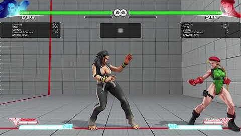 STREET FIGHTER V: laura season 2 v trigger change