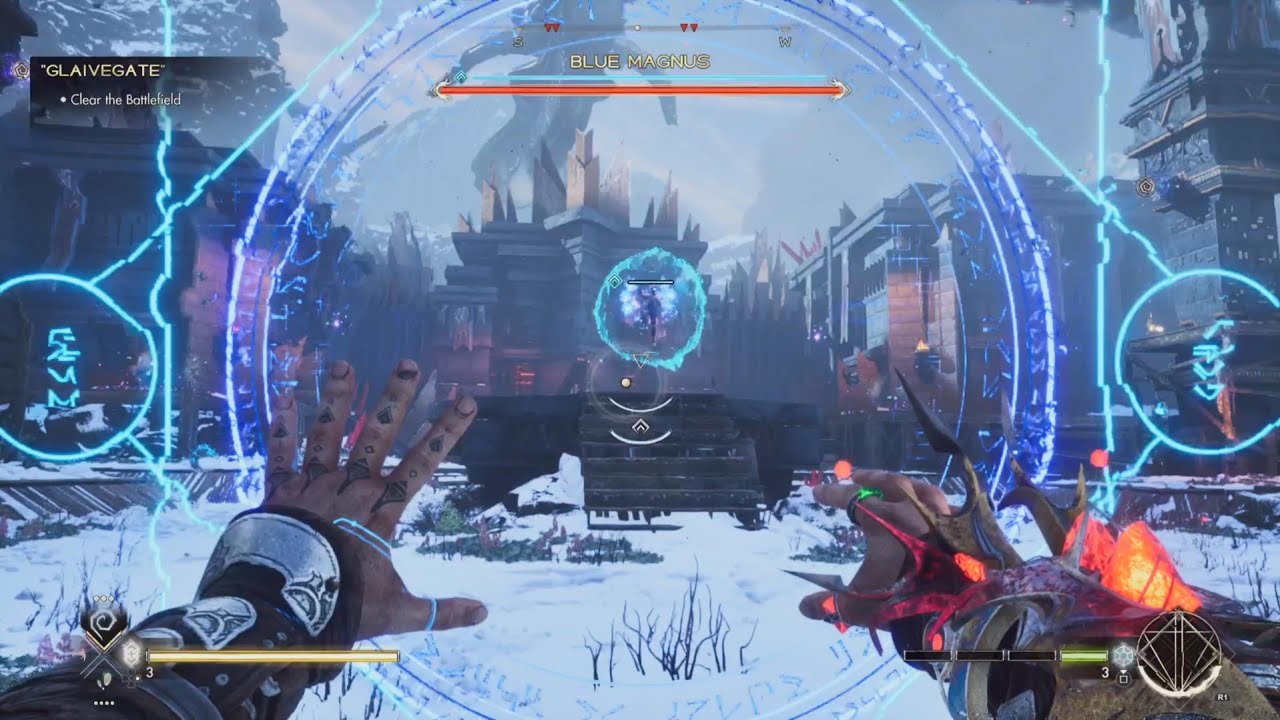 Immortals of Aveum | Blue Magnus BOSS FIGHT | Clear the Battlefield | Glaivegate