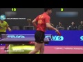 Ma long heavy spin forehand technique slow motion 2017