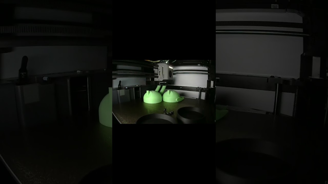 Hair Tie o saur Glow in the Dark short #3dprinting #timelapse