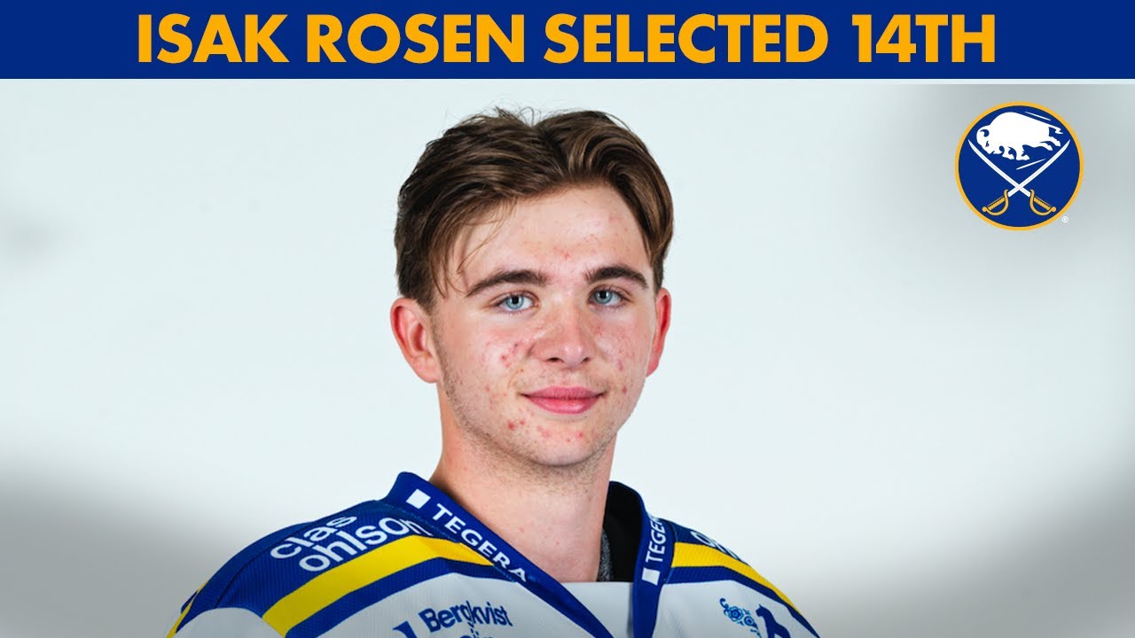 Buffalo Sabres select Isak Rosen with the 14th pick in the 2021 NHL ...