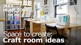 Craft Room Ideas for a Bonus Room (Teaser) - IKEA Home Tour (Episode 406)
